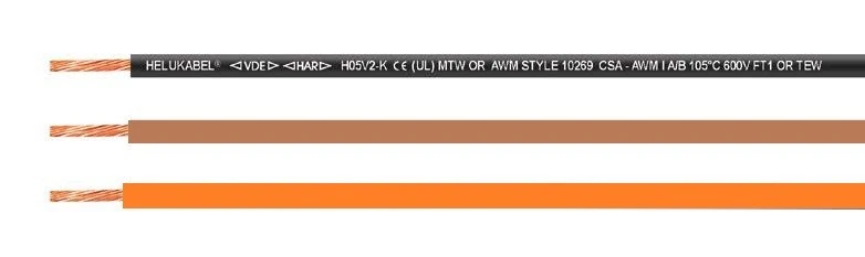Montagedraad H05V2-K / H07V2-K